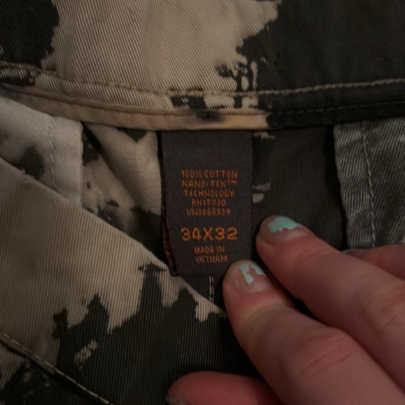 One of a kind reformation vintage tie dye cross button fly pants - Picture 6 of 6